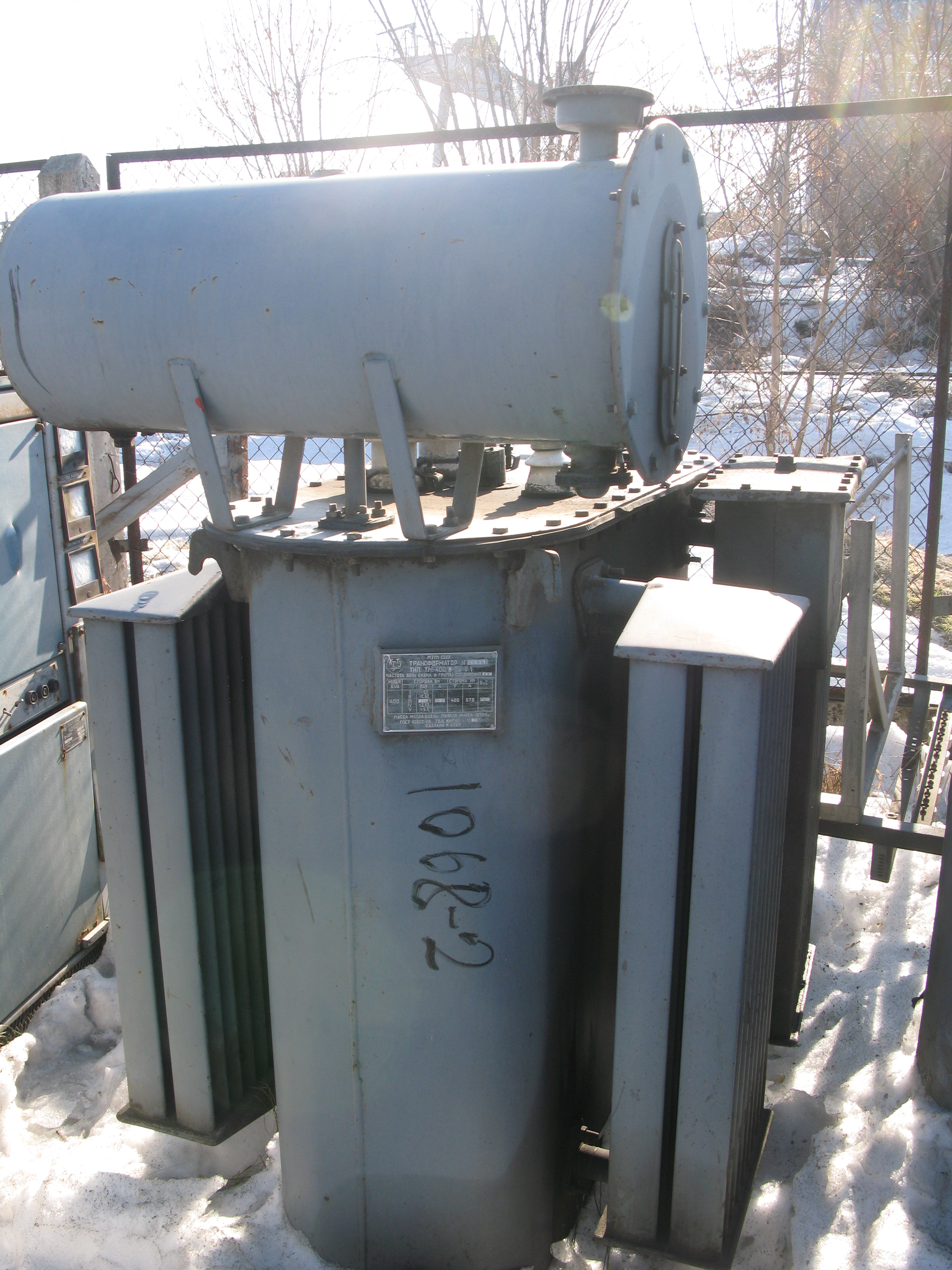 Силовой трансформатор ТМ 400 кВА, 1983 г.в., заводской № 1421