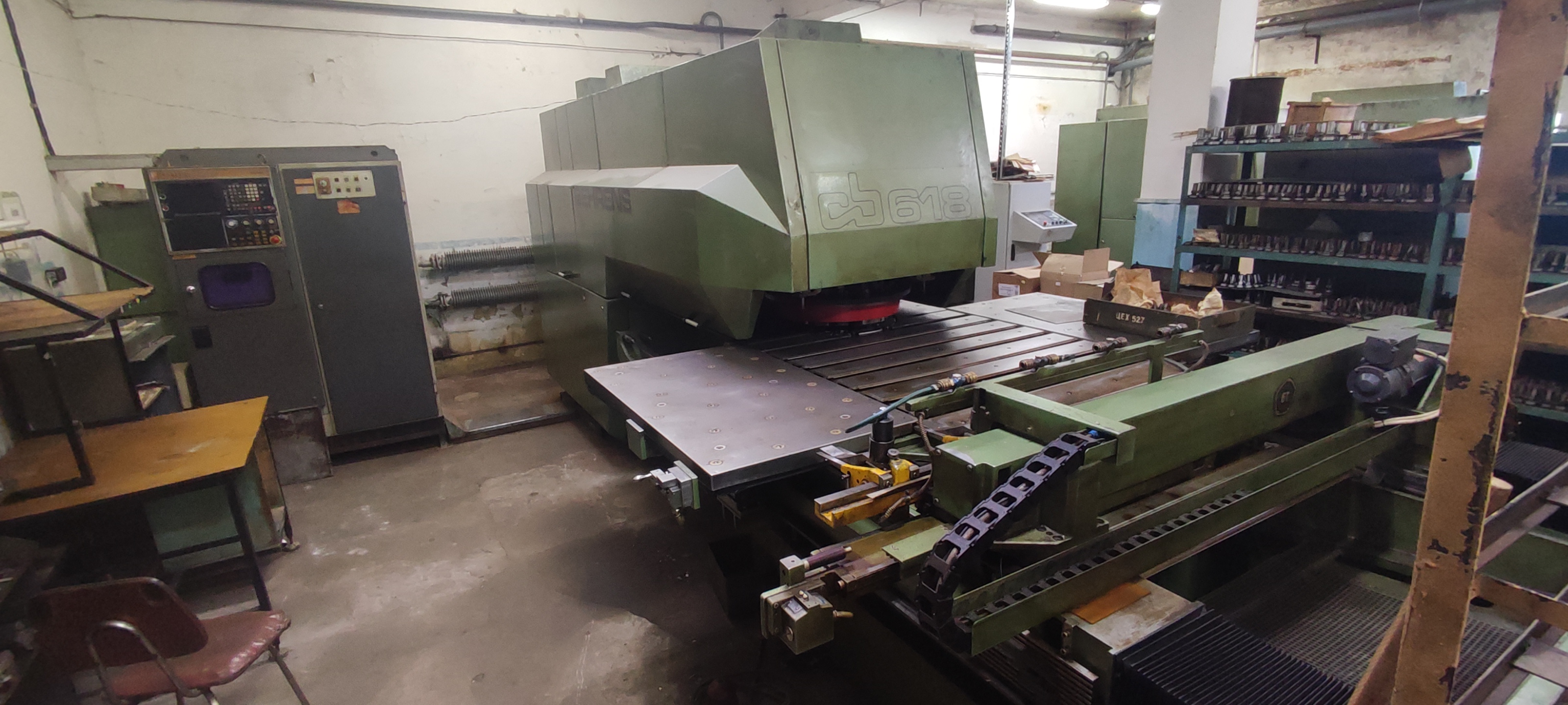 Пресс револьверный вырубной.Инвентарный номер № 9099.