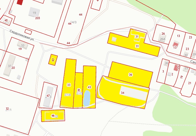 Комплекс зданий и сооружений на з/участках.