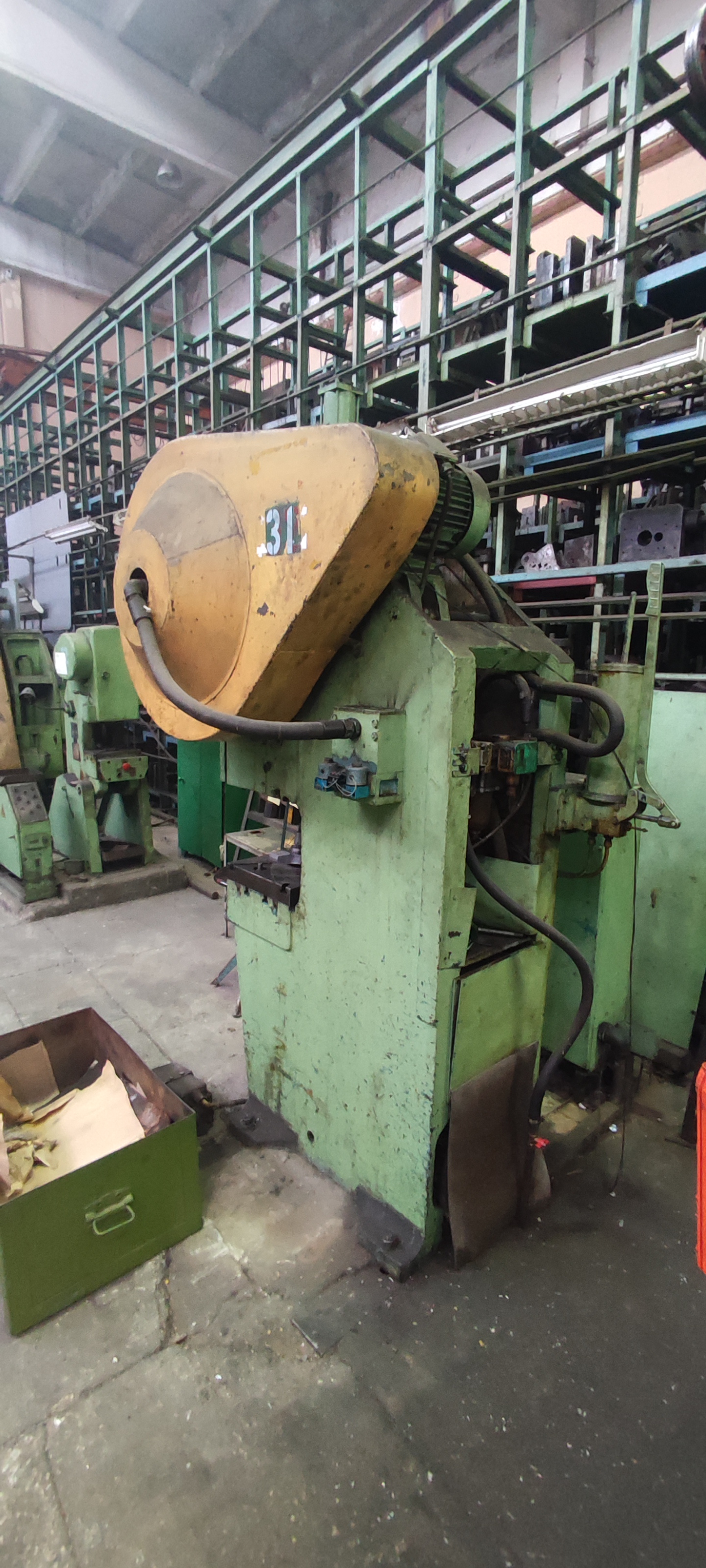 Пресс кривошипный. Инвентарный номер № 8694
